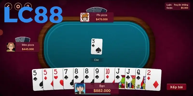 Sảnh bài 7 lá online gay cấn cực thu hút